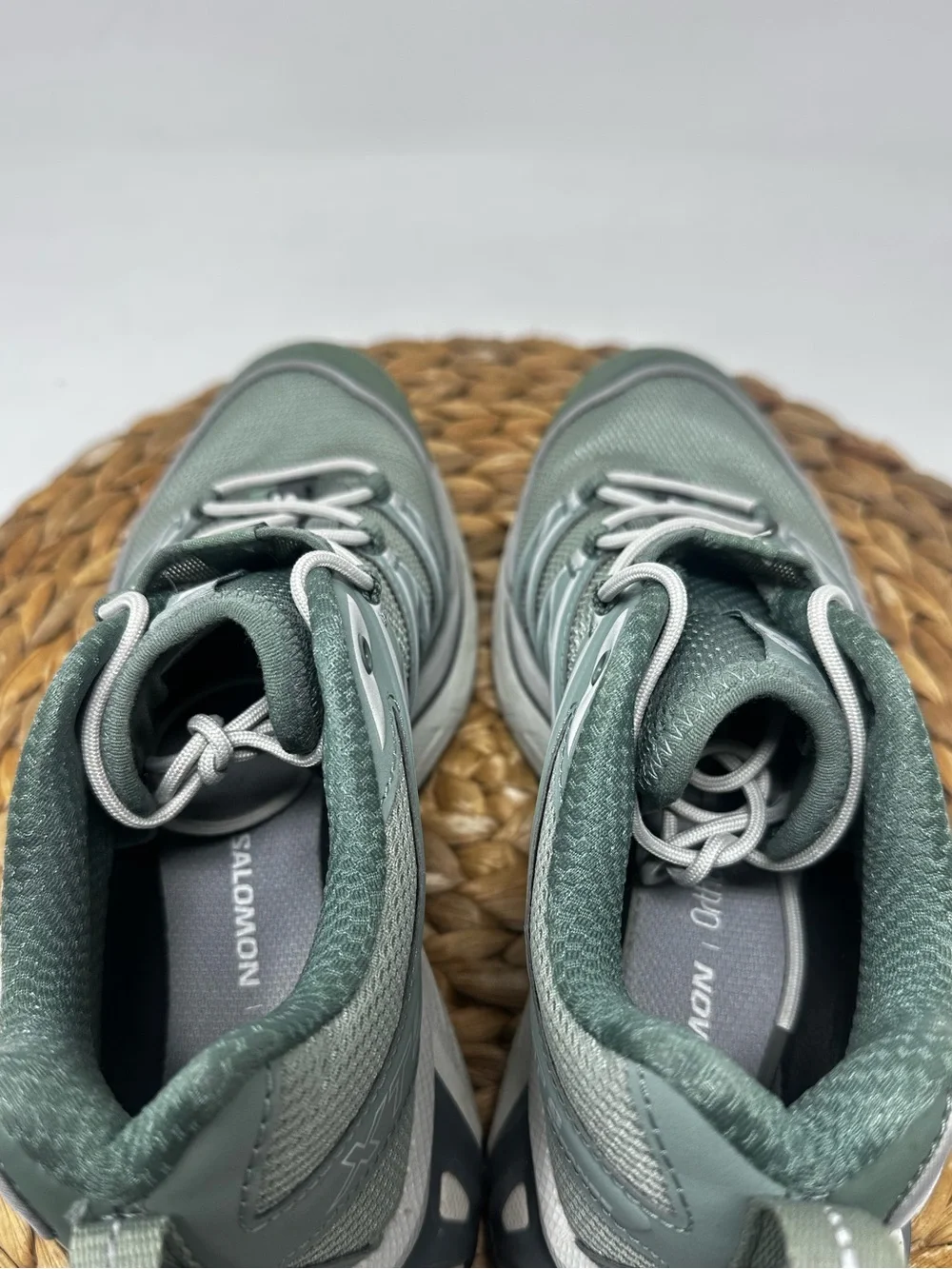 Salomon XT-6 Expanse Hiking Sneaker Lily Pad Laurel Wreath Pewter Size 6.5 Women